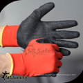 SRSAFETY 13g Polyester beschichtete Latex Arbeitshandschuh / billig Latex beschichteten Handschuh